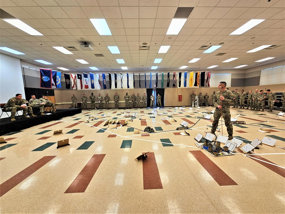 Fort McCoy NCO Academy Battle Staff NCO Course students hold first combined arms rehearsal for calendar year 2024