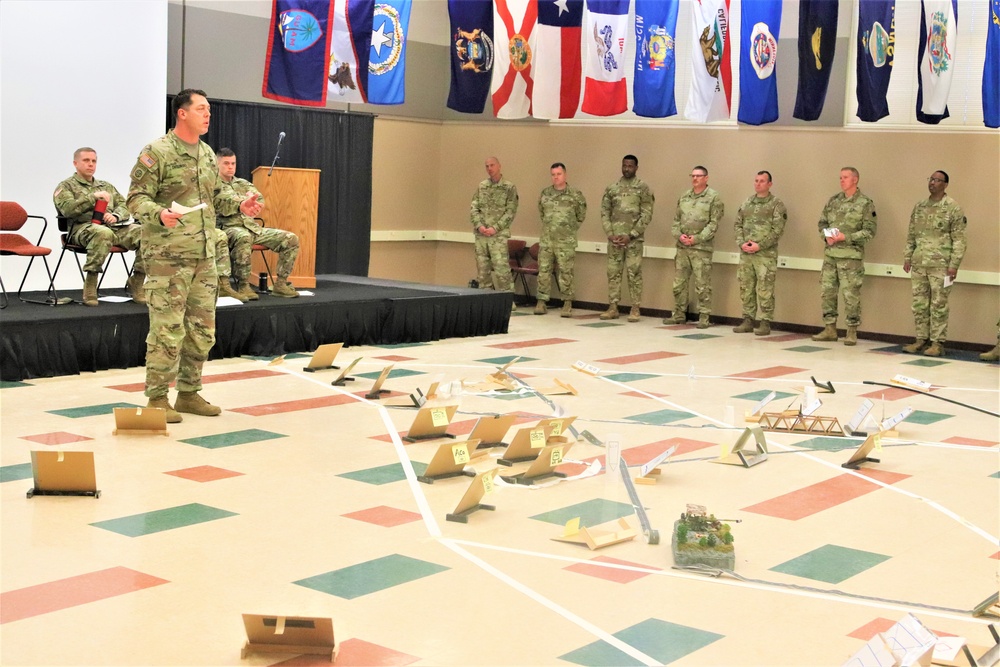 Fort McCoy NCO Academy Battle Staff NCO Course students hold first combined arms rehearsal for calendar year 2024