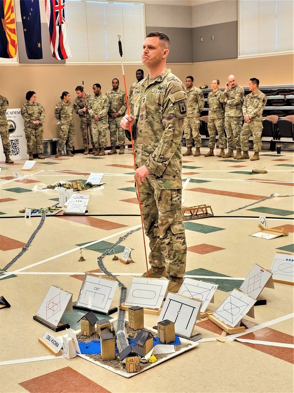 Fort McCoy NCO Academy Battle Staff NCO Course students hold first combined arms rehearsal for calendar year 2024