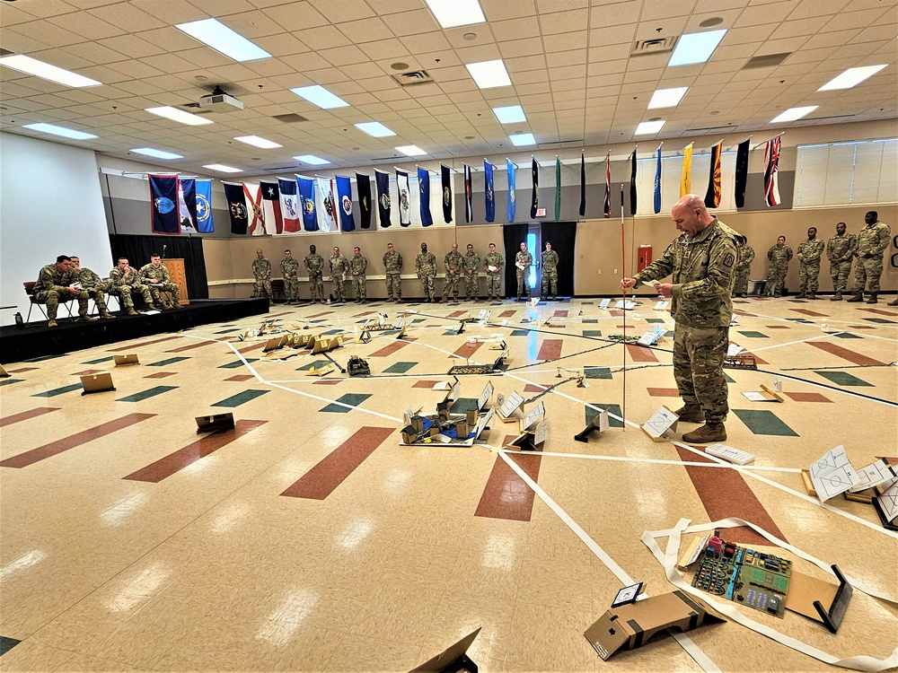 Fort McCoy NCO Academy Battle Staff NCO Course students hold first combined arms rehearsal for calendar year 2024