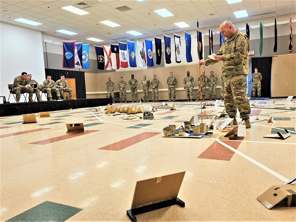 Fort McCoy NCO Academy Battle Staff NCO Course students hold first combined arms rehearsal for calendar year 2024