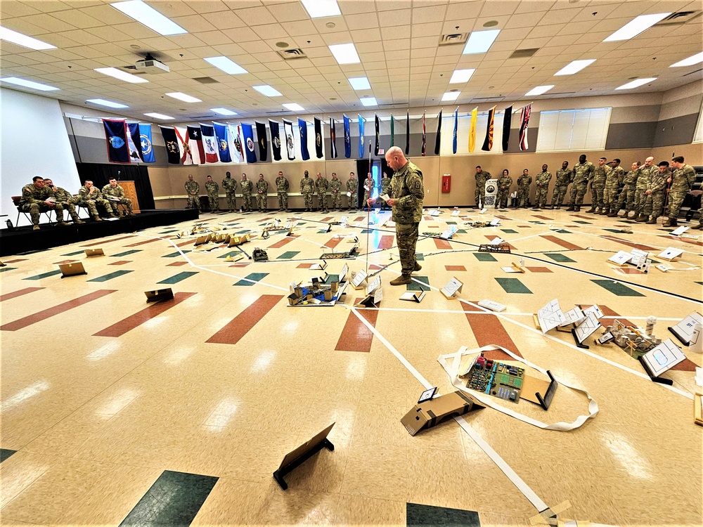 Fort McCoy NCO Academy Battle Staff NCO Course students hold first combined arms rehearsal for calendar year 2024