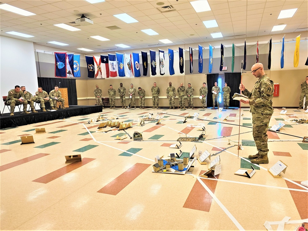 Fort McCoy NCO Academy Battle Staff NCO Course students hold first combined arms rehearsal for calendar year 2024