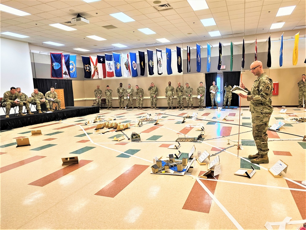 Fort McCoy NCO Academy Battle Staff NCO Course students hold first combined arms rehearsal for calendar year 2024