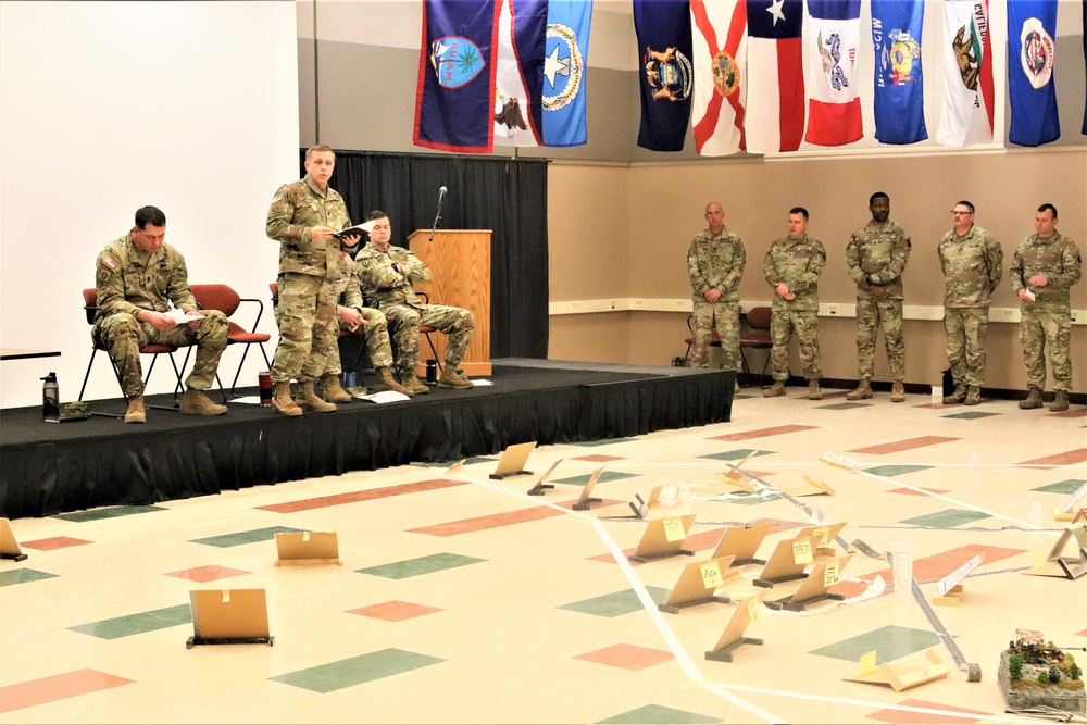 Fort McCoy NCO Academy Battle Staff NCO Course students hold first combined arms rehearsal for calendar year 2024