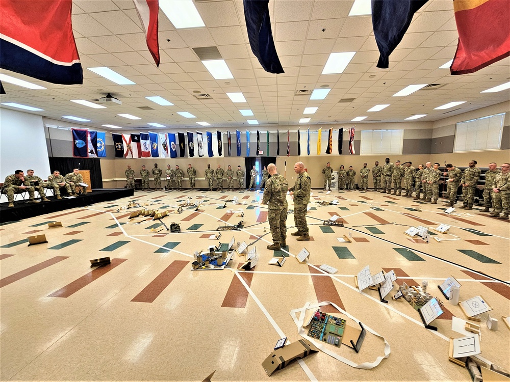 Fort McCoy NCO Academy Battle Staff NCO Course students hold first combined arms rehearsal for calendar year 2024