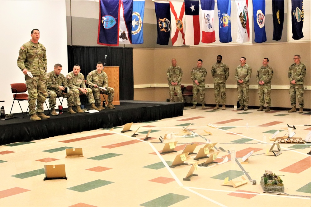 Fort McCoy NCO Academy Battle Staff NCO Course students hold first combined arms rehearsal for calendar year 2024