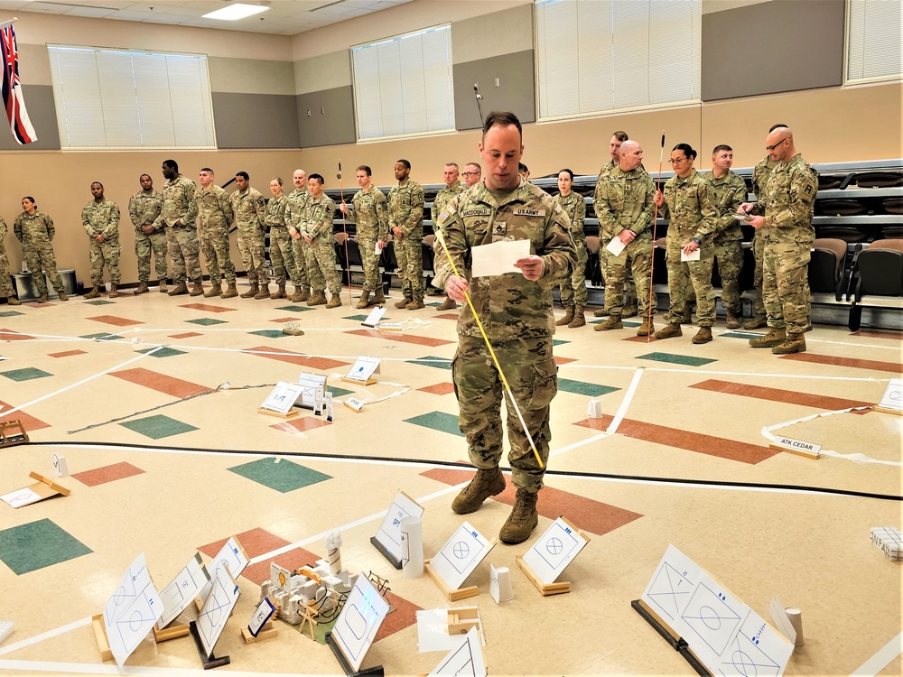 Fort McCoy NCO Academy Battle Staff NCO Course students hold first combined arms rehearsal for calendar year 2024