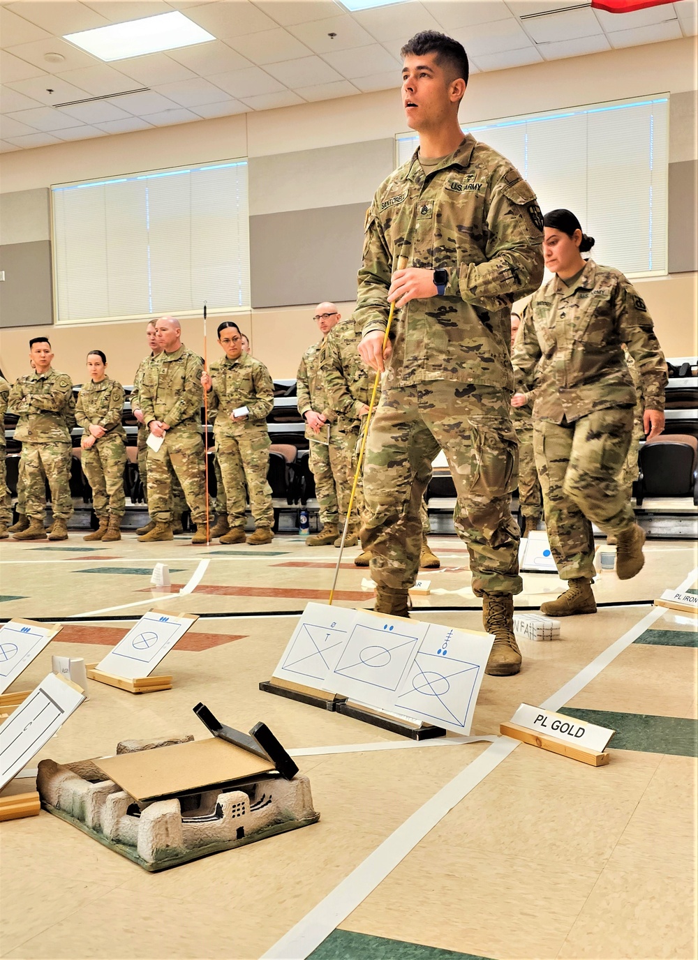 Fort McCoy NCO Academy Battle Staff NCO Course students hold first combined arms rehearsal for calendar year 2024