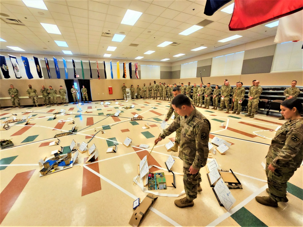 Fort McCoy NCO Academy Battle Staff NCO Course students hold first combined arms rehearsal for calendar year 2024