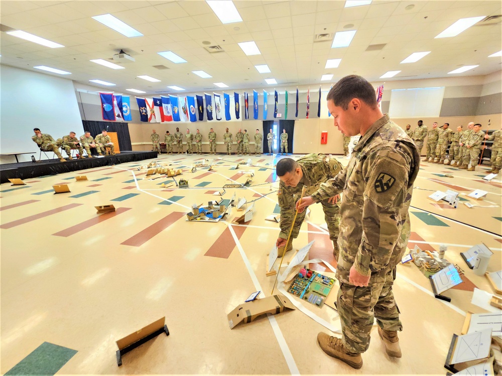 Fort McCoy NCO Academy Battle Staff NCO Course students hold first combined arms rehearsal for calendar year 2024