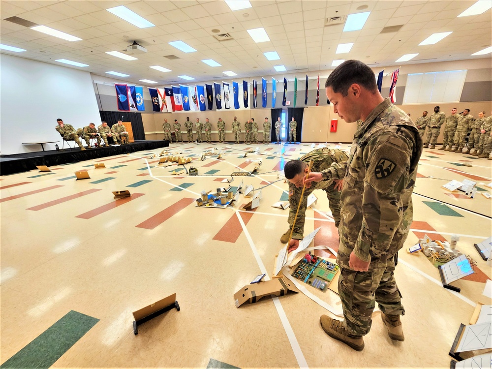 Fort McCoy NCO Academy Battle Staff NCO Course students hold first combined arms rehearsal for calendar year 2024