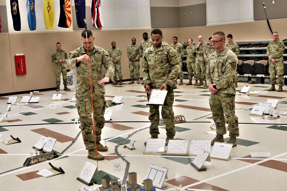 Fort McCoy NCO Academy Battle Staff NCO Course combined arms rehearsal