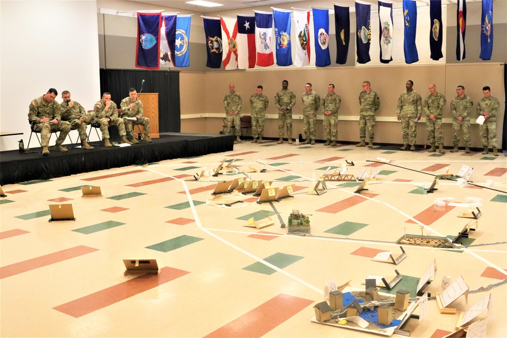 Fort McCoy NCO Academy Battle Staff NCO Course combined arms rehearsal