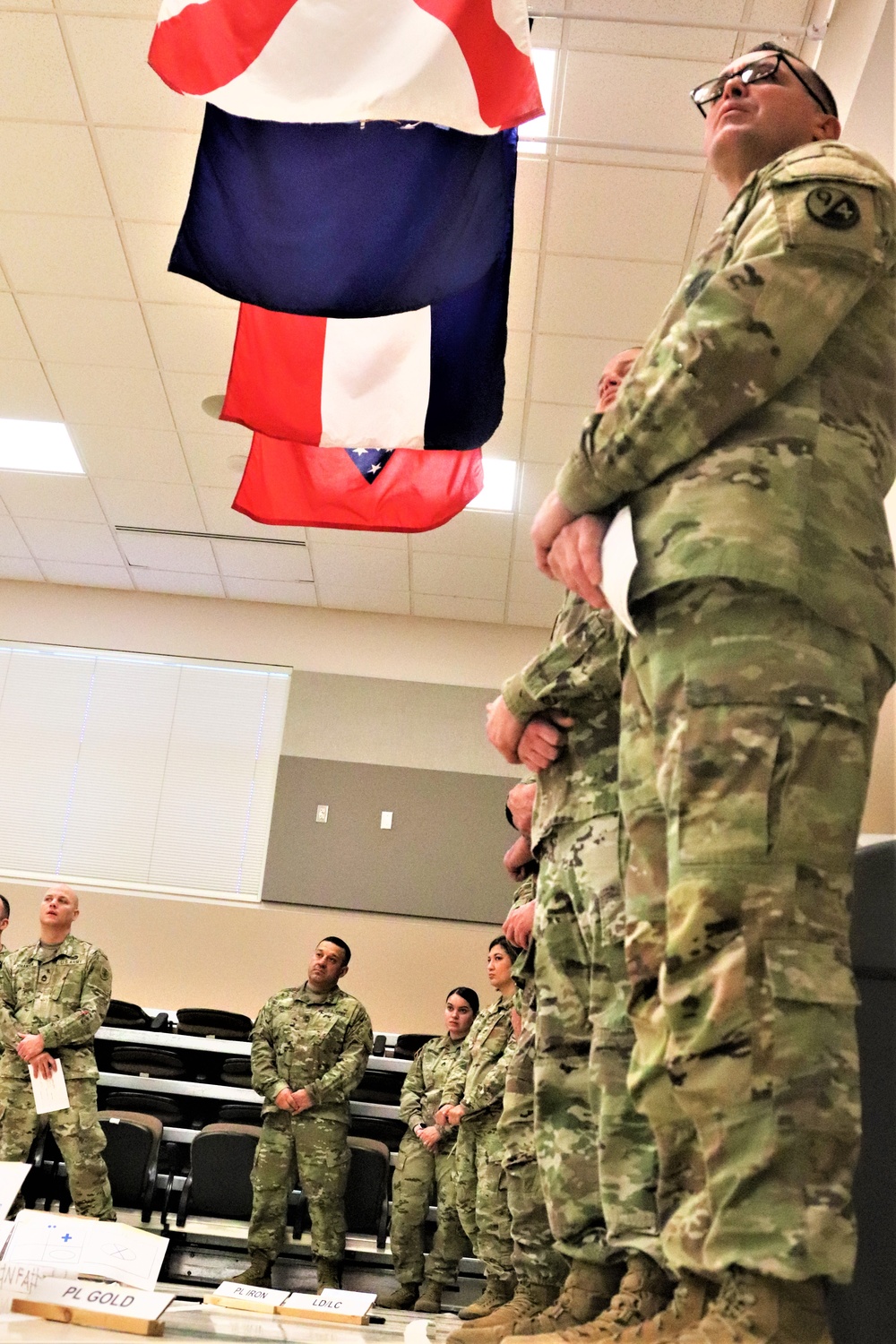 Fort McCoy NCO Academy Battle Staff NCO Course combined arms rehearsal