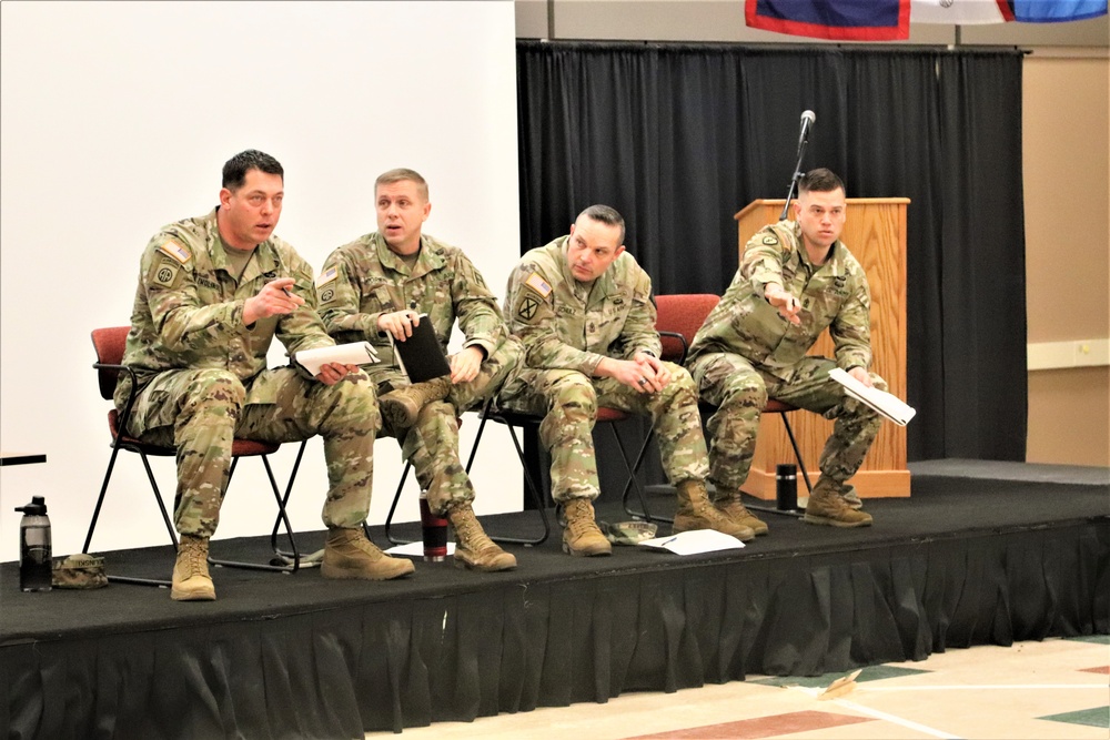 Fort McCoy NCO Academy Battle Staff NCO Course combined arms rehearsal