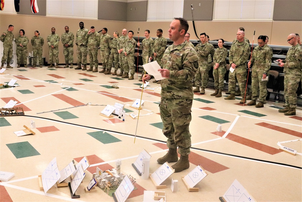 Fort McCoy NCO Academy Battle Staff NCO Course combined arms rehearsal