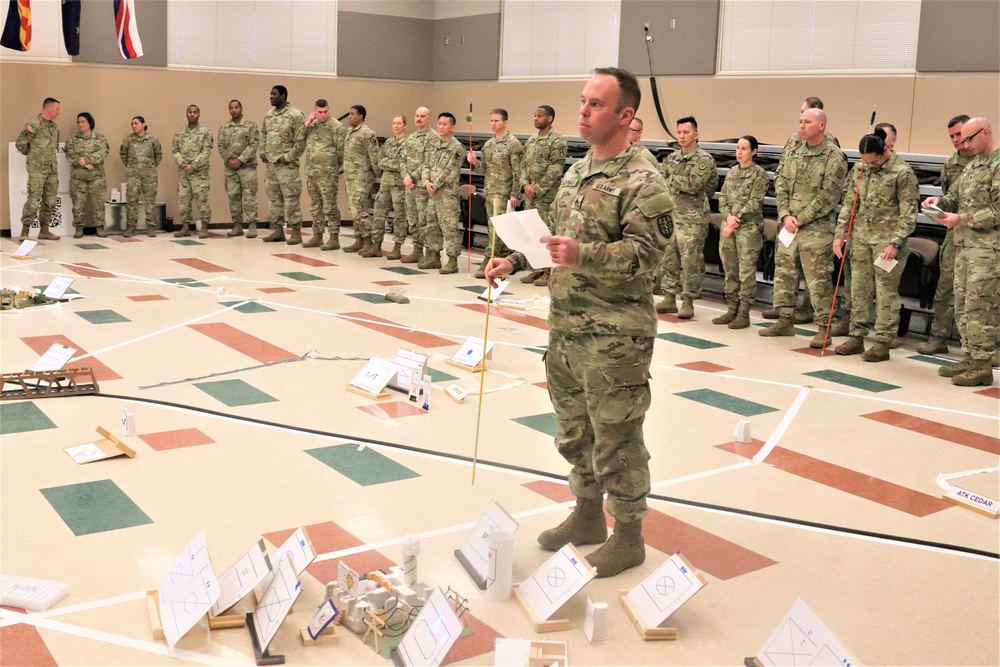 Fort McCoy NCO Academy Battle Staff NCO Course combined arms rehearsal