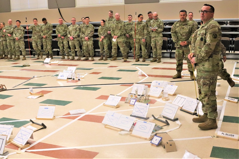 Fort McCoy NCO Academy Battle Staff NCO Course combined arms rehearsal