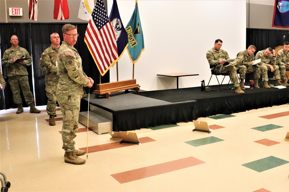 Fort McCoy NCO Academy Battle Staff NCO Course combined arms rehearsal