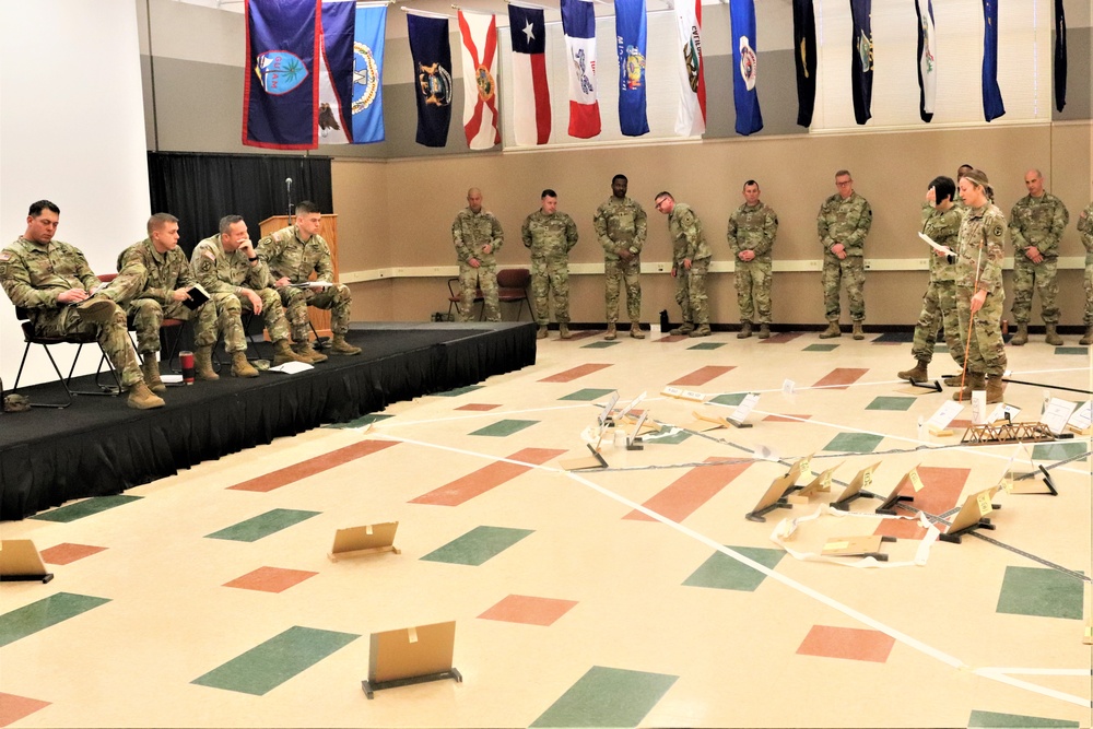 Fort McCoy NCO Academy Battle Staff NCO Course combined arms rehearsal