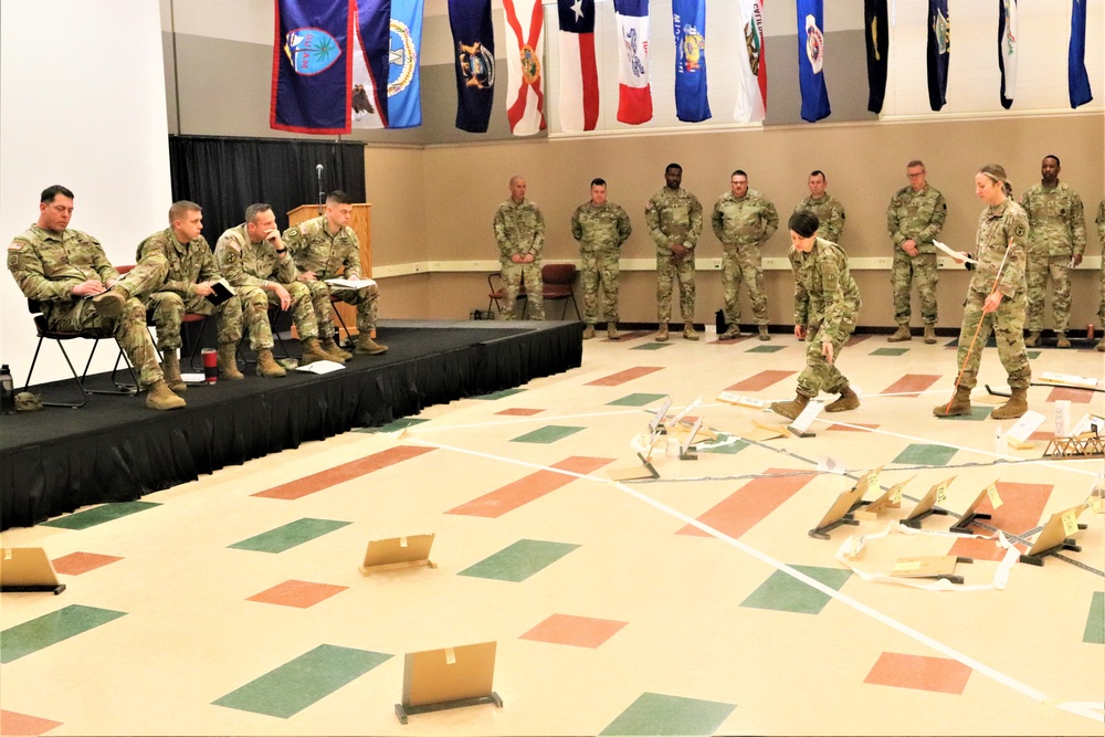 Fort McCoy NCO Academy Battle Staff NCO Course combined arms rehearsal