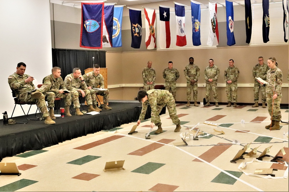 Fort McCoy NCO Academy Battle Staff NCO Course combined arms rehearsal