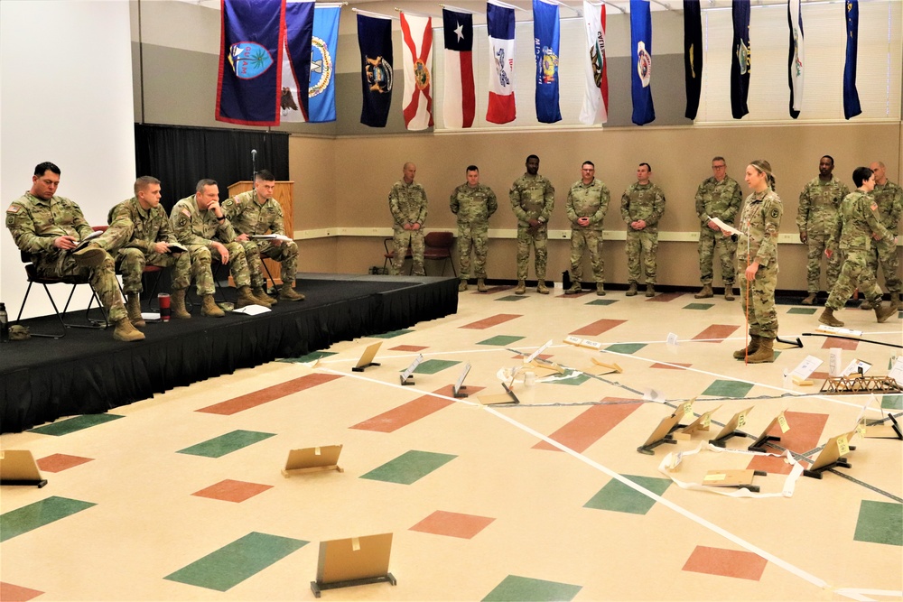 Fort McCoy NCO Academy Battle Staff NCO Course combined arms rehearsal