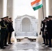 Chief of Staff of the India Army Gen. Manoj Pande Participates in an Army Full Honors Wreath-Laying Ceremony at the Tomb of the Unknown Soldier