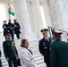 Chief of Staff of the India Army Gen. Manoj Pande Participates in an Army Full Honors Wreath-Laying Ceremony at the Tomb of the Unknown Soldier