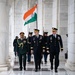 Chief of Staff of the India Army Gen. Manoj Pande Participates in an Army Full Honors Wreath-Laying Ceremony at the Tomb of the Unknown Soldier