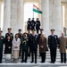 Chief of Staff of the India Army Gen. Manoj Pande Participates in an Army Full Honors Wreath-Laying Ceremony at the Tomb of the Unknown Soldier