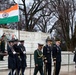 Chief of Staff of the India Army Gen. Manoj Pande Participates in an Army Full Honors Wreath-Laying Ceremony at the Tomb of the Unknown Soldier