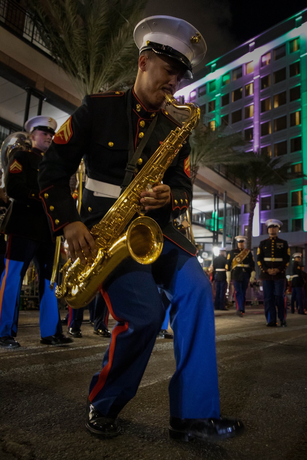 DVIDS Images 2d Marine Division Band Performs in the Krewe of