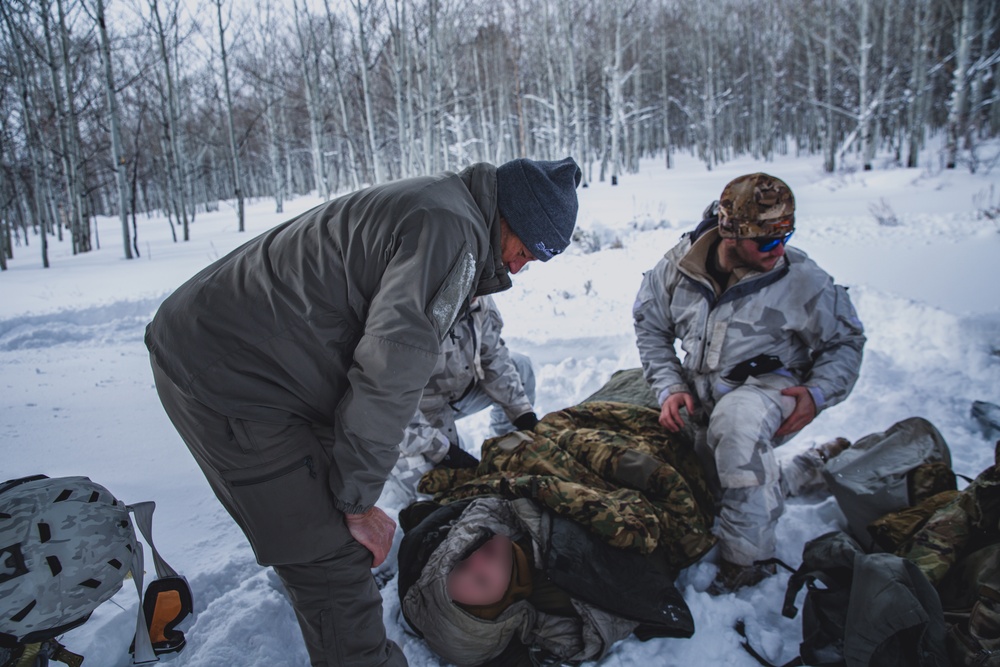 10th Special Forces Group (Airborne) Green Berets conduct Cold Weather Training in Colorado