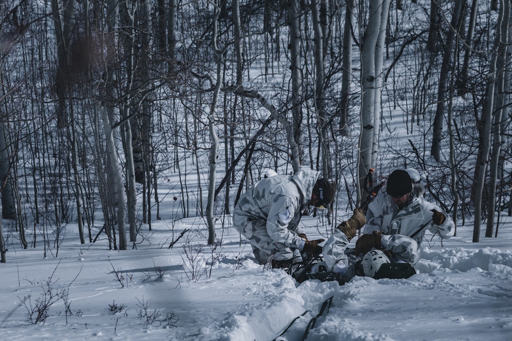 10th Special Forces Group (Airborne) Green Berets conduct Cold Weather Training in Colorado