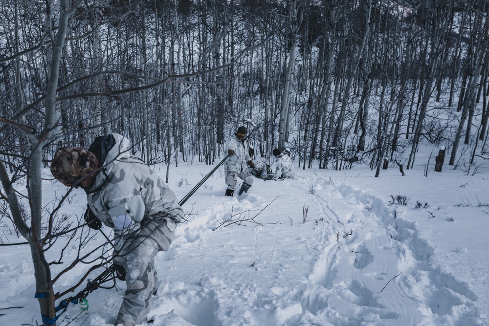 10th Special Forces Group (Airborne) Green Berets conduct Cold Weather Training in Colorado