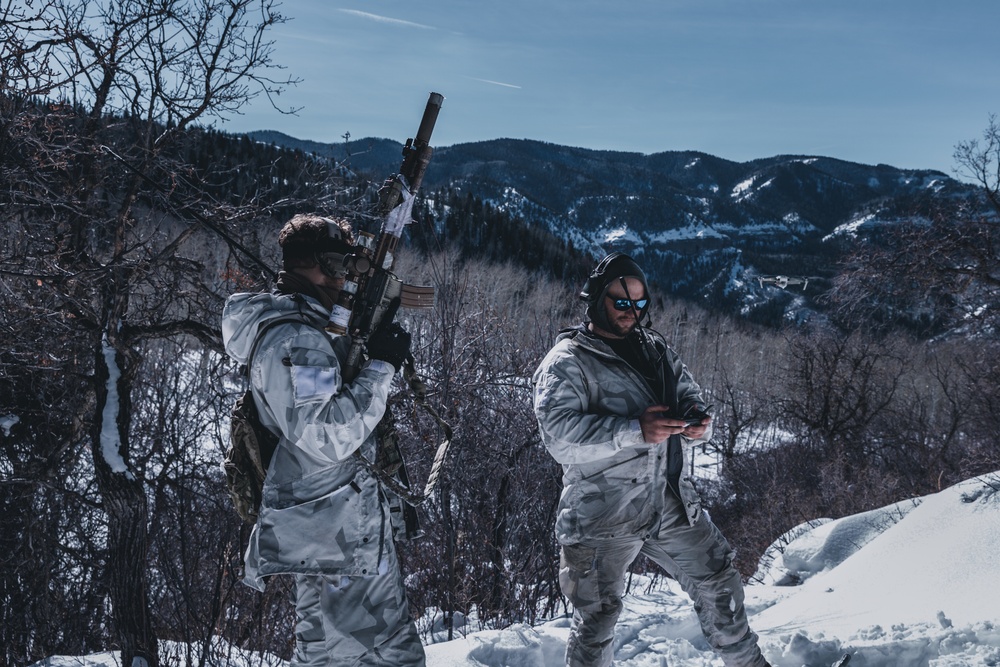 10th Special Forces Group (Airborne) Green Berets conduct Cold Weather Training in Colorado