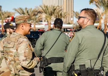 Nevada Guard supplements Clark County first responders, law enforcement to ensure winning Super Bowl LVIII atmosphere