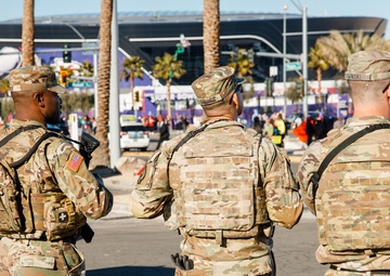 Nevada Guard supplements Clark County first responders, law enforcement to ensure winning Super Bowl LVIII atmosphere