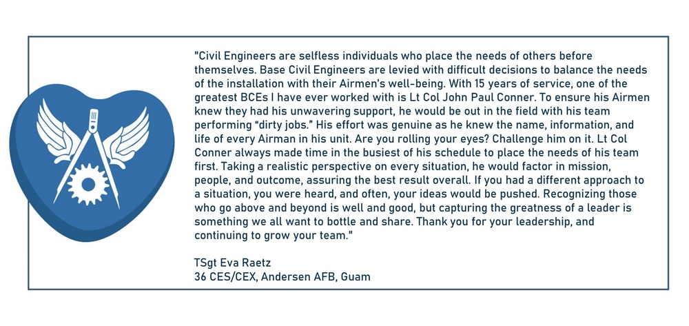 CE, I Love You - TSgt Eva Raetz