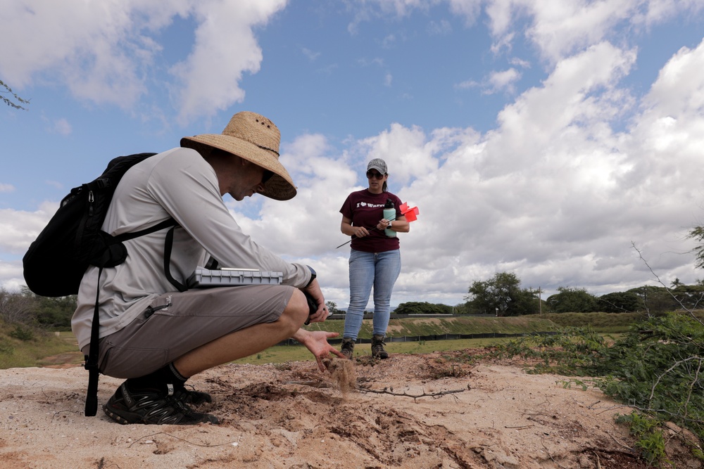 MCBH Environmental Division Prepares for Upcoming Soil Sampling at Pu'uloa Range Training Facility