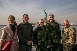New York National Guard Hosts Swedish Delegation
