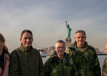 New York National Guard hosts Swedish delegation in New York City