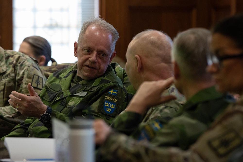 New York National Guard Hosts Swedish Delegation