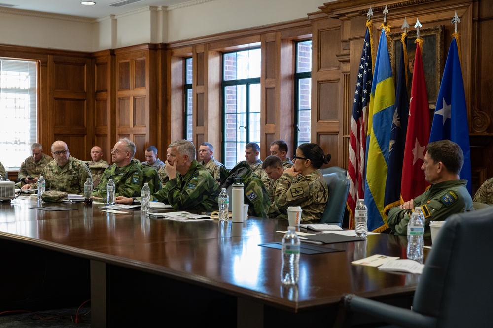 New York National Guard Hosts Swedish Delegation