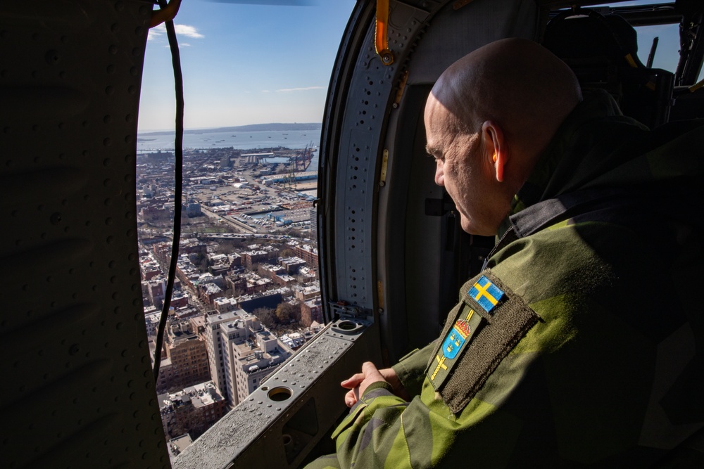 New York National Guard Hosts Swedish Delegation