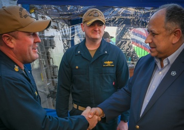 SECNAV Del Toro Visits USS John Paul Jones (DDG-53)