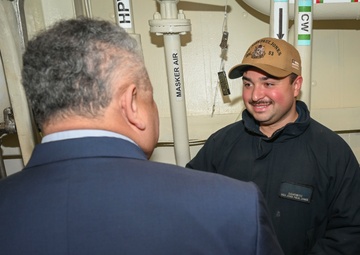 SECNAV Del Toro Visits USS John Paul Jones (DDG-53)