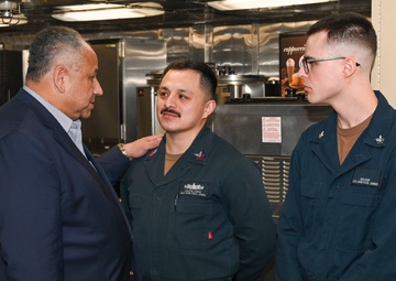 SECNAV Del Toro Visits USS John Paul Jones (DDG-53)